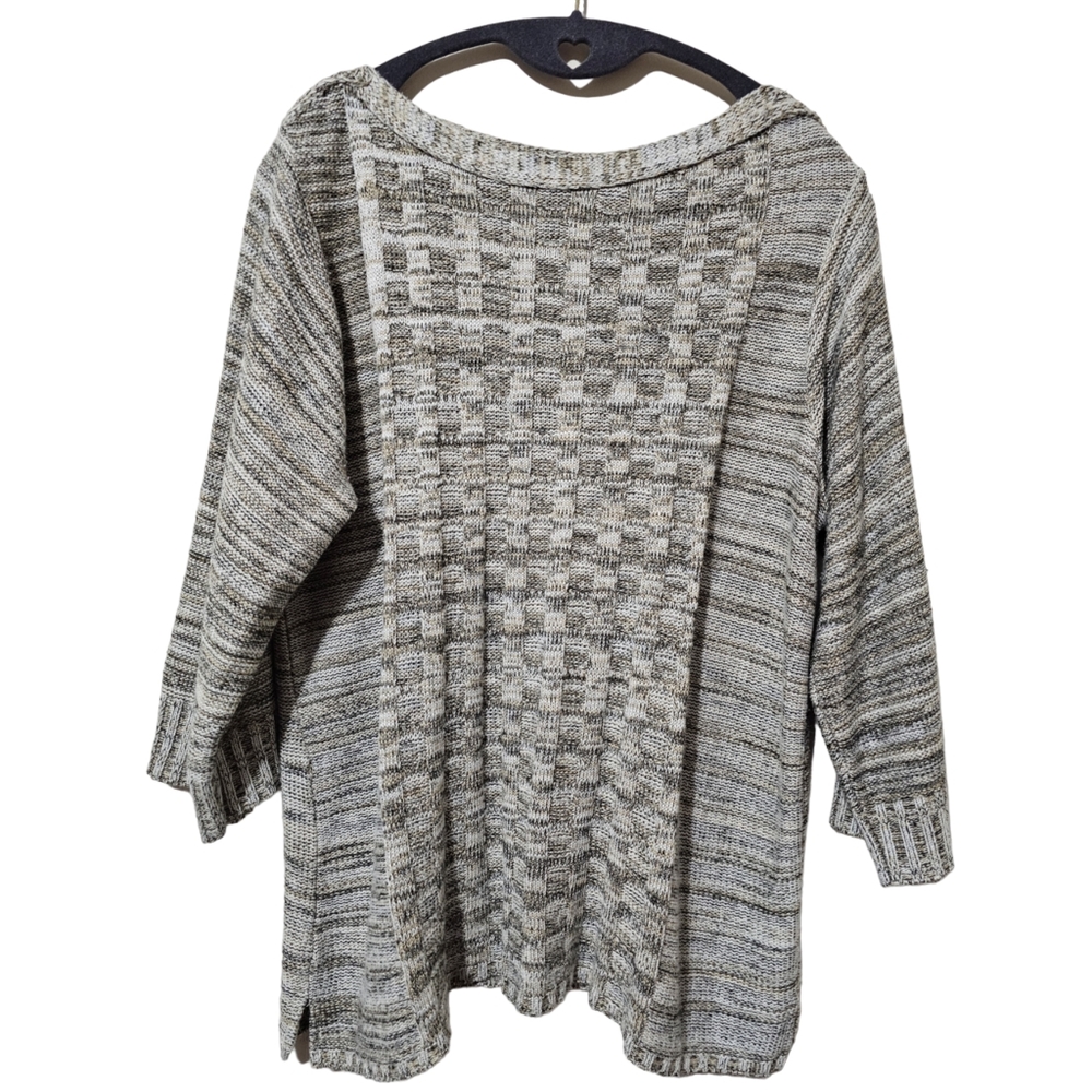 Christopher & Banks Gray Knitted Sweater